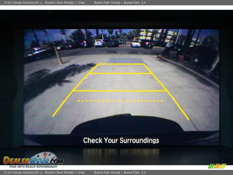 2016 Honda Odyssey EX-L Modern Steel Metallic / Gray Photo #29