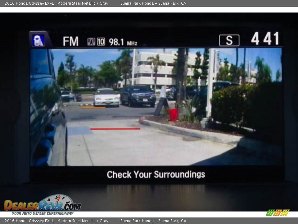 2016 Honda Odyssey EX-L Modern Steel Metallic / Gray Photo #30