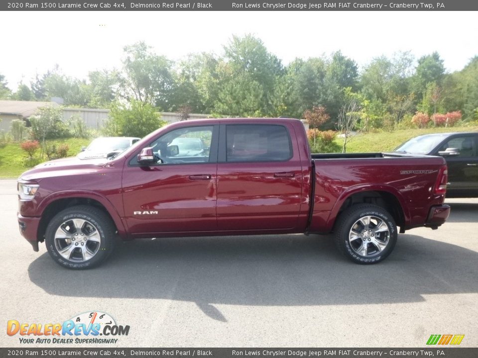 Delmonico Red Pearl 2020 Ram 1500 Laramie Crew Cab 4x4 Photo #2