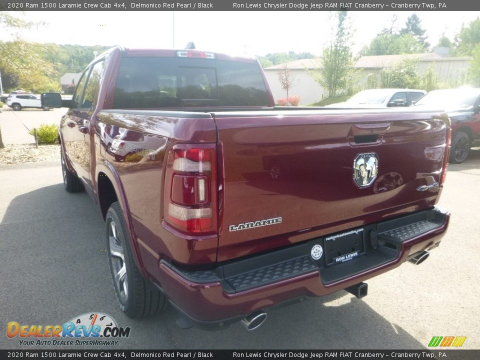 2020 Ram 1500 Laramie Crew Cab 4x4 Delmonico Red Pearl / Black Photo #3
