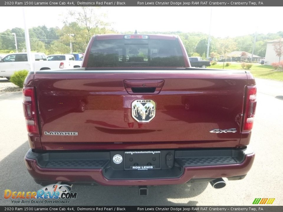 2020 Ram 1500 Laramie Crew Cab 4x4 Delmonico Red Pearl / Black Photo #4