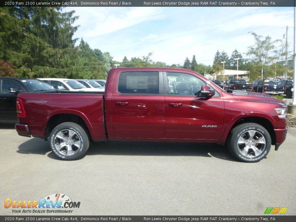 Delmonico Red Pearl 2020 Ram 1500 Laramie Crew Cab 4x4 Photo #6