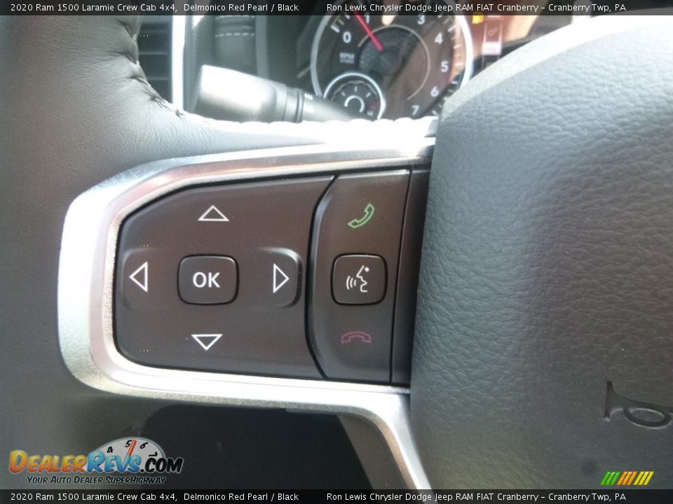 2020 Ram 1500 Laramie Crew Cab 4x4 Steering Wheel Photo #19