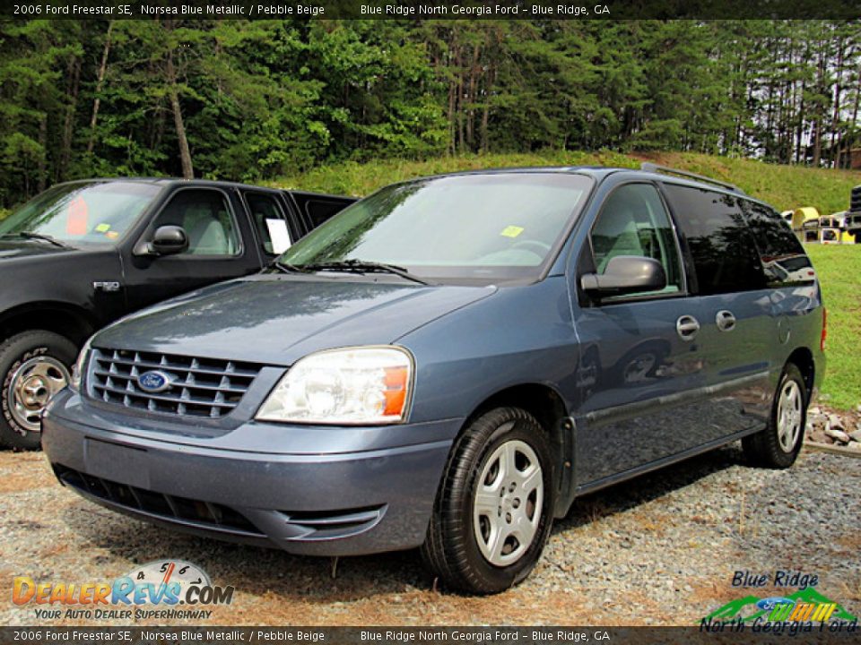 2006 Ford Freestar SE Norsea Blue Metallic / Pebble Beige Photo #1