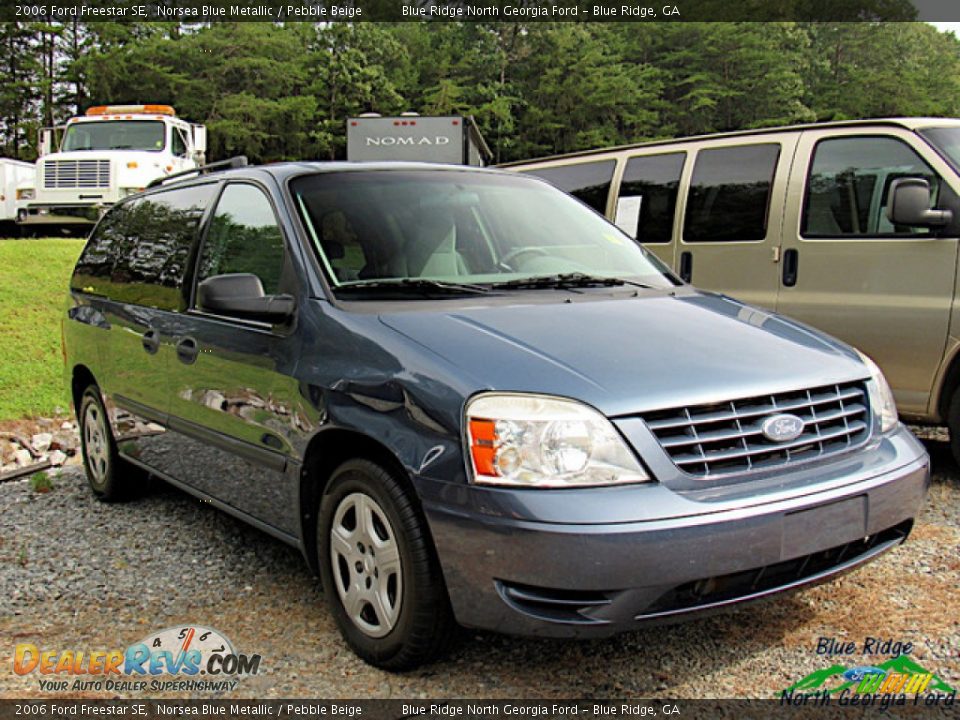 2006 Ford Freestar SE Norsea Blue Metallic / Pebble Beige Photo #2