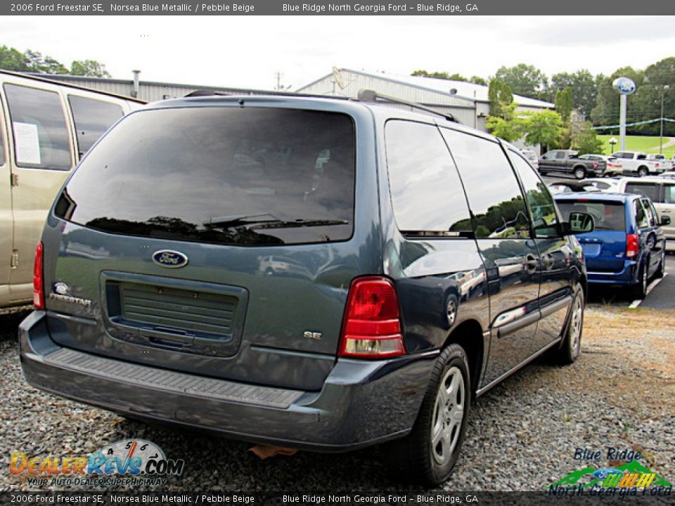 2006 Ford Freestar SE Norsea Blue Metallic / Pebble Beige Photo #3