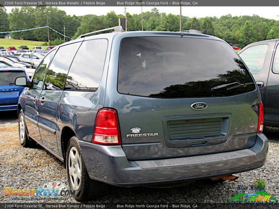 2006 Ford Freestar SE Norsea Blue Metallic / Pebble Beige Photo #4