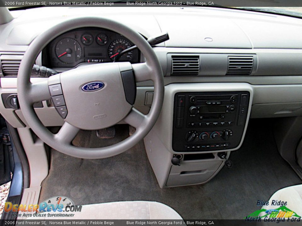 2006 Ford Freestar SE Norsea Blue Metallic / Pebble Beige Photo #9