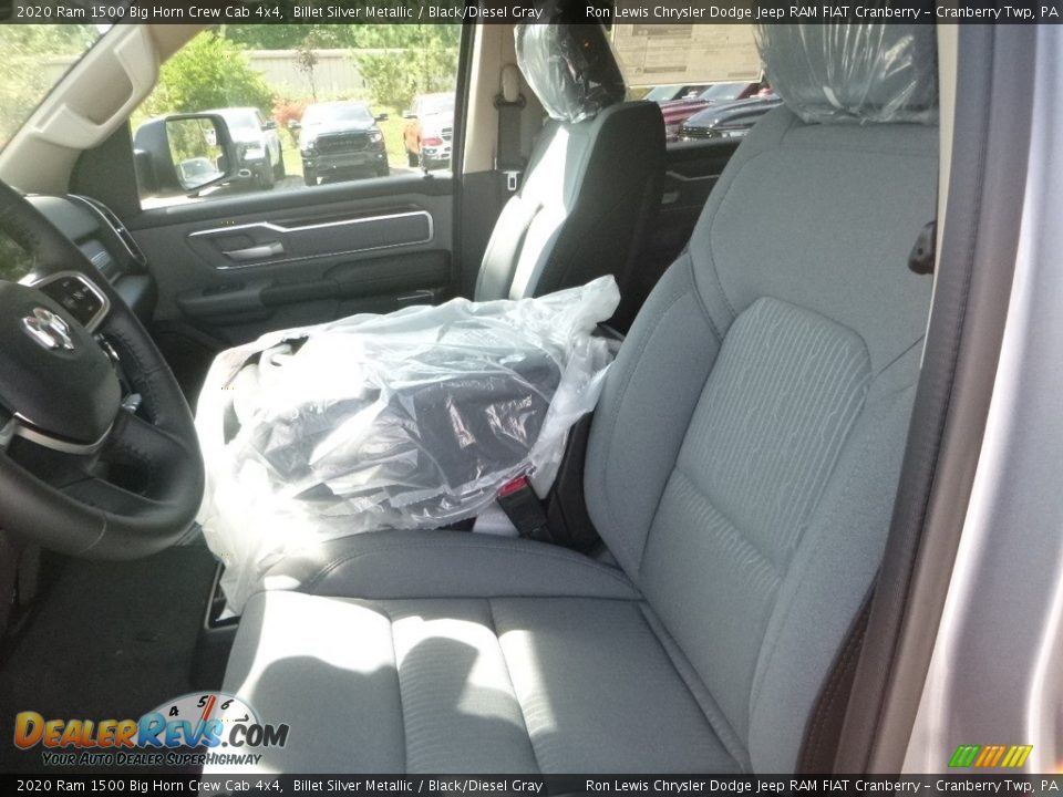 Front Seat of 2020 Ram 1500 Big Horn Crew Cab 4x4 Photo #13