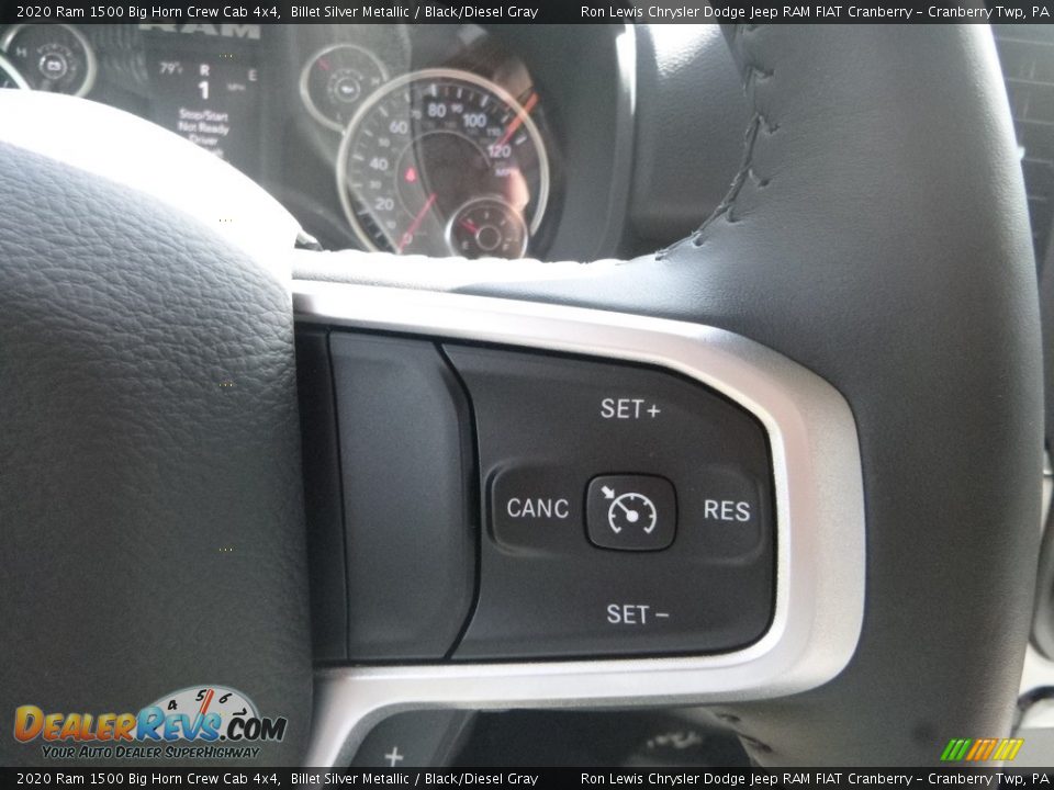 2020 Ram 1500 Big Horn Crew Cab 4x4 Steering Wheel Photo #18