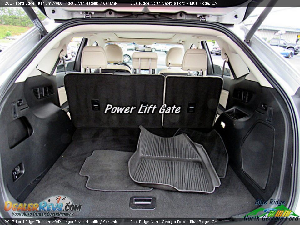 2017 Ford Edge Titanium AWD Ingot Silver Metallic / Ceramic Photo #13