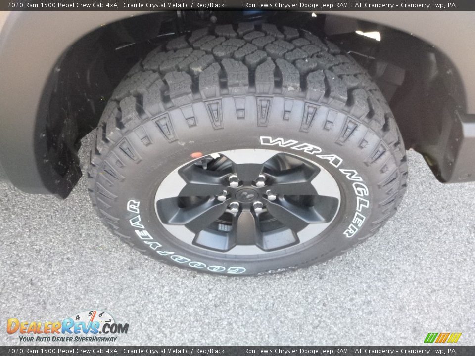 2020 Ram 1500 Rebel Crew Cab 4x4 Granite Crystal Metallic / Red/Black Photo #9