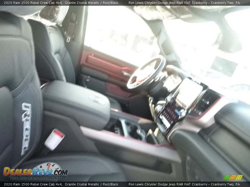 2020 Ram 1500 Rebel Crew Cab 4x4 Granite Crystal Metallic / Red/Black Photo #10