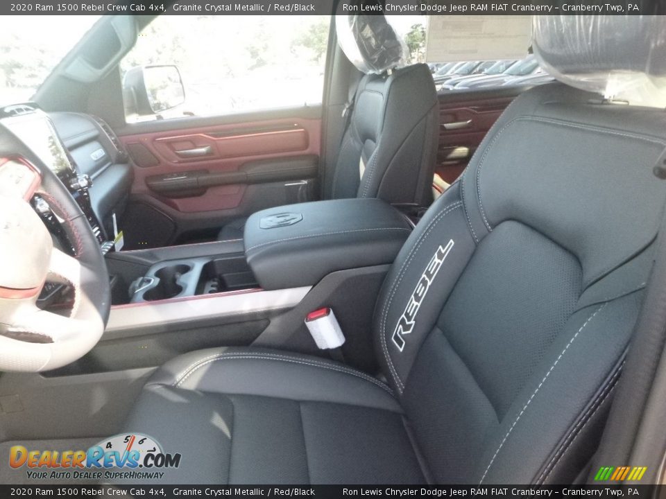 2020 Ram 1500 Rebel Crew Cab 4x4 Granite Crystal Metallic / Red/Black Photo #13