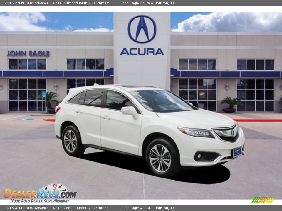2016 Acura RDX Advance White Diamond Pearl / Parchment Photo #1