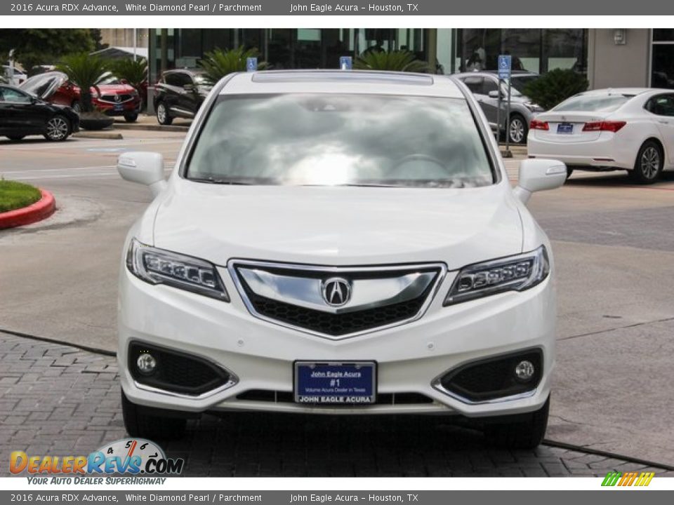 2016 Acura RDX Advance White Diamond Pearl / Parchment Photo #2