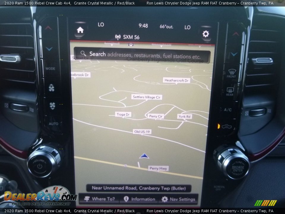 2020 Ram 1500 Rebel Crew Cab 4x4 Granite Crystal Metallic / Red/Black Photo #17