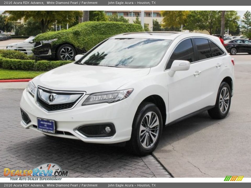 2016 Acura RDX Advance White Diamond Pearl / Parchment Photo #3