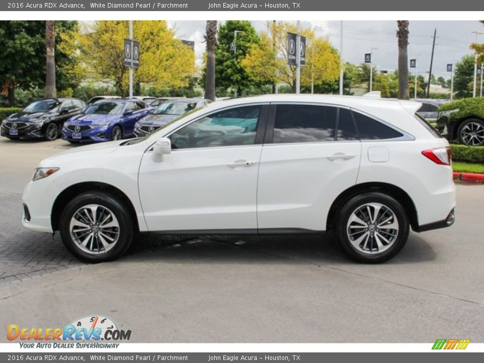 2016 Acura RDX Advance White Diamond Pearl / Parchment Photo #4