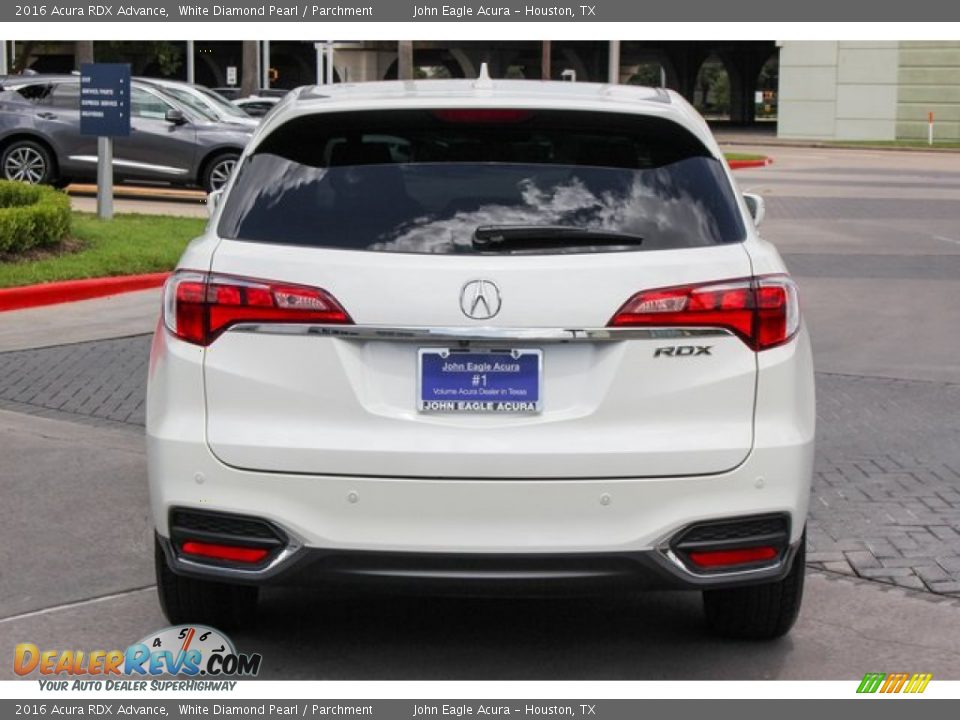 2016 Acura RDX Advance White Diamond Pearl / Parchment Photo #6