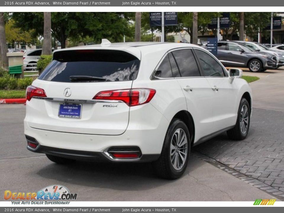 2016 Acura RDX Advance White Diamond Pearl / Parchment Photo #7