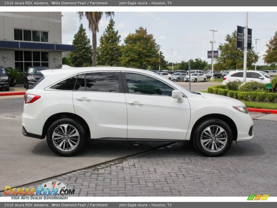 2016 Acura RDX Advance White Diamond Pearl / Parchment Photo #8