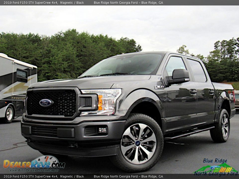 2019 Ford F150 STX SuperCrew 4x4 Magnetic / Black Photo #1