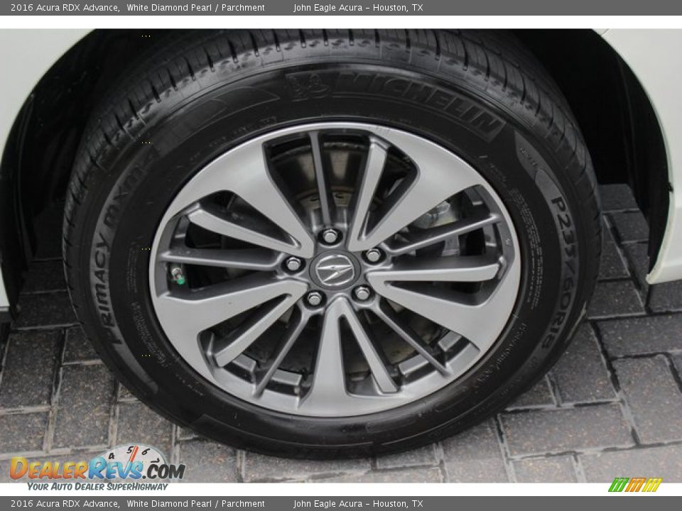 2016 Acura RDX Advance White Diamond Pearl / Parchment Photo #10