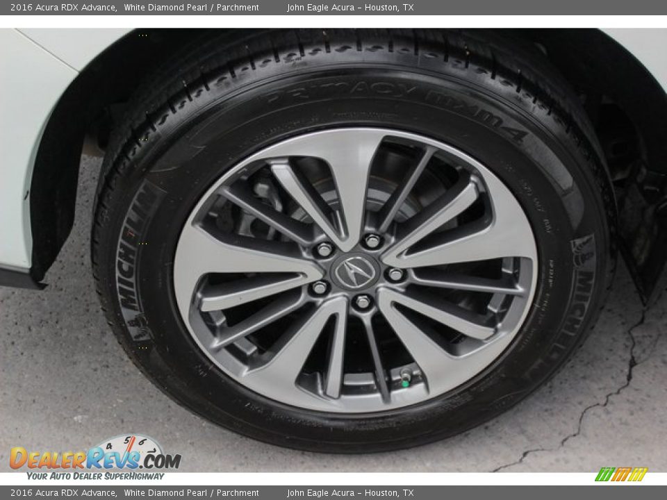 2016 Acura RDX Advance White Diamond Pearl / Parchment Photo #11