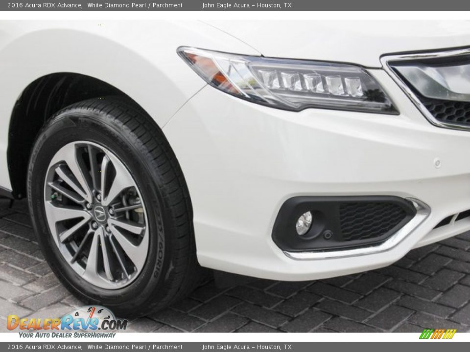 2016 Acura RDX Advance White Diamond Pearl / Parchment Photo #12