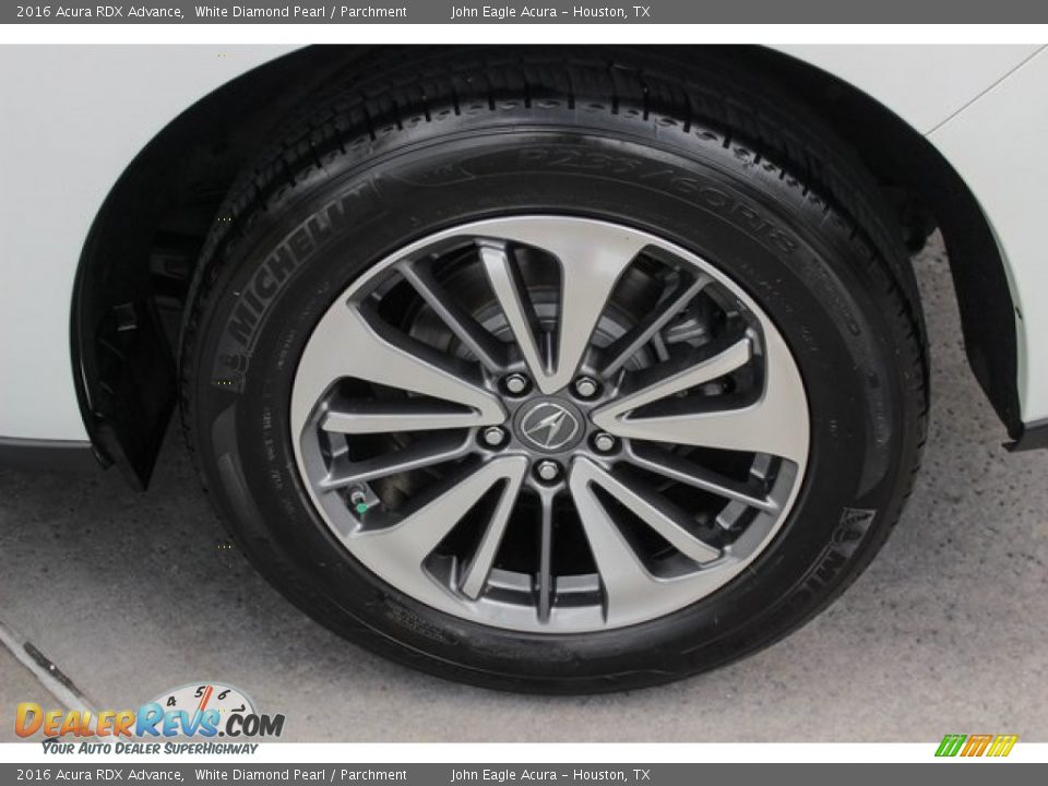 2016 Acura RDX Advance White Diamond Pearl / Parchment Photo #13