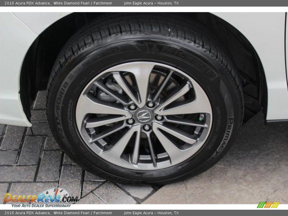 2016 Acura RDX Advance White Diamond Pearl / Parchment Photo #14