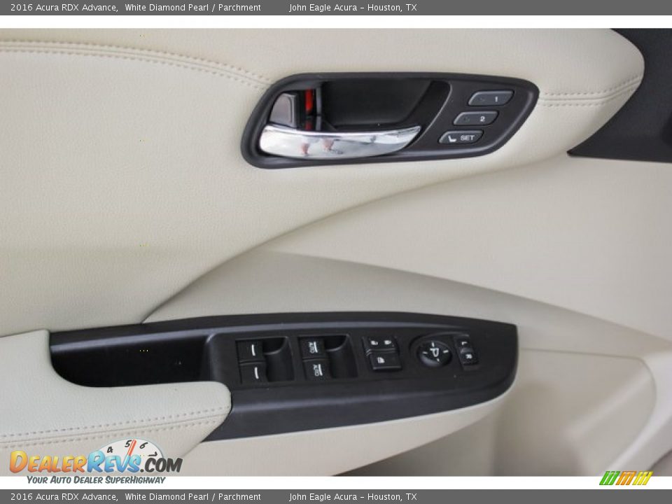 2016 Acura RDX Advance White Diamond Pearl / Parchment Photo #15