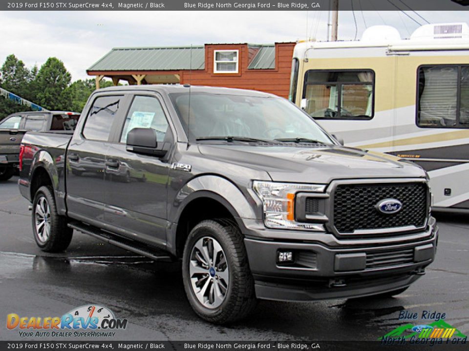 2019 Ford F150 STX SuperCrew 4x4 Magnetic / Black Photo #7