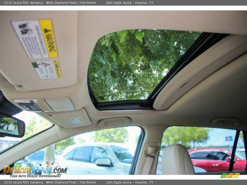 2016 Acura RDX Advance White Diamond Pearl / Parchment Photo #17