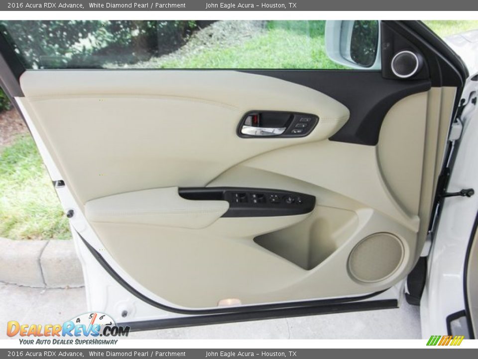2016 Acura RDX Advance White Diamond Pearl / Parchment Photo #18