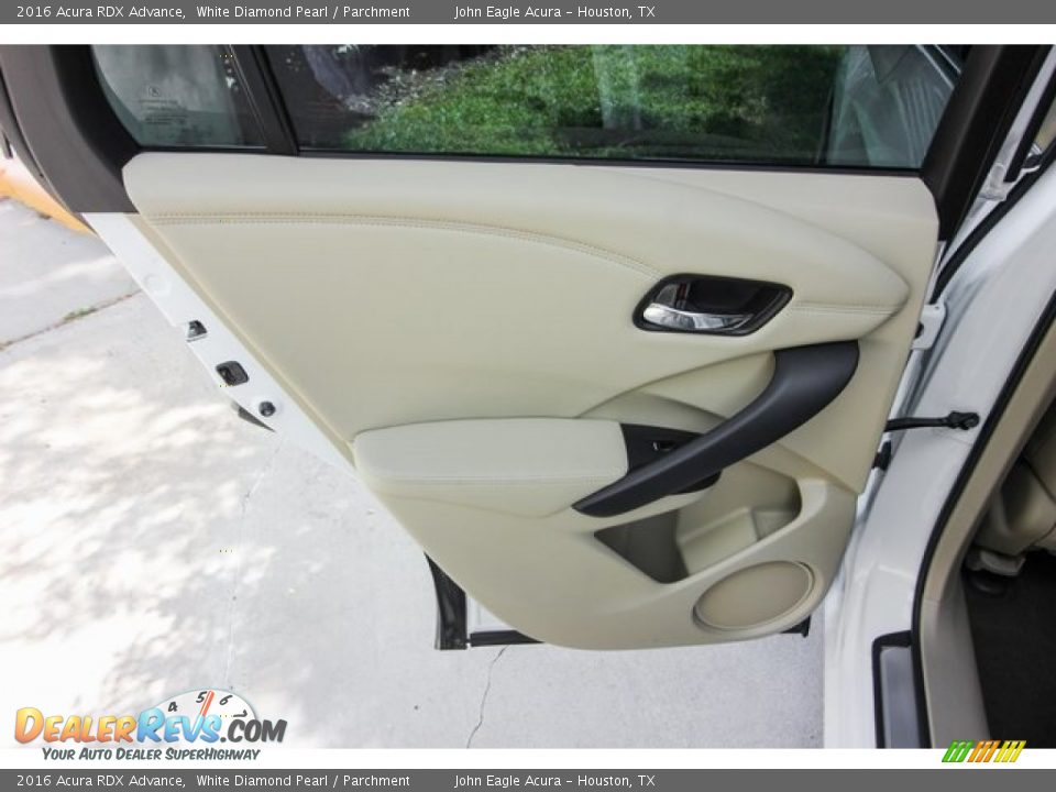 2016 Acura RDX Advance White Diamond Pearl / Parchment Photo #20
