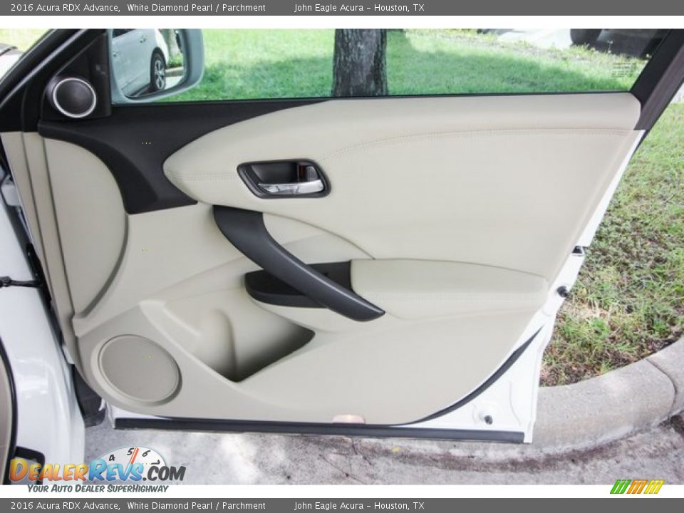 2016 Acura RDX Advance White Diamond Pearl / Parchment Photo #25