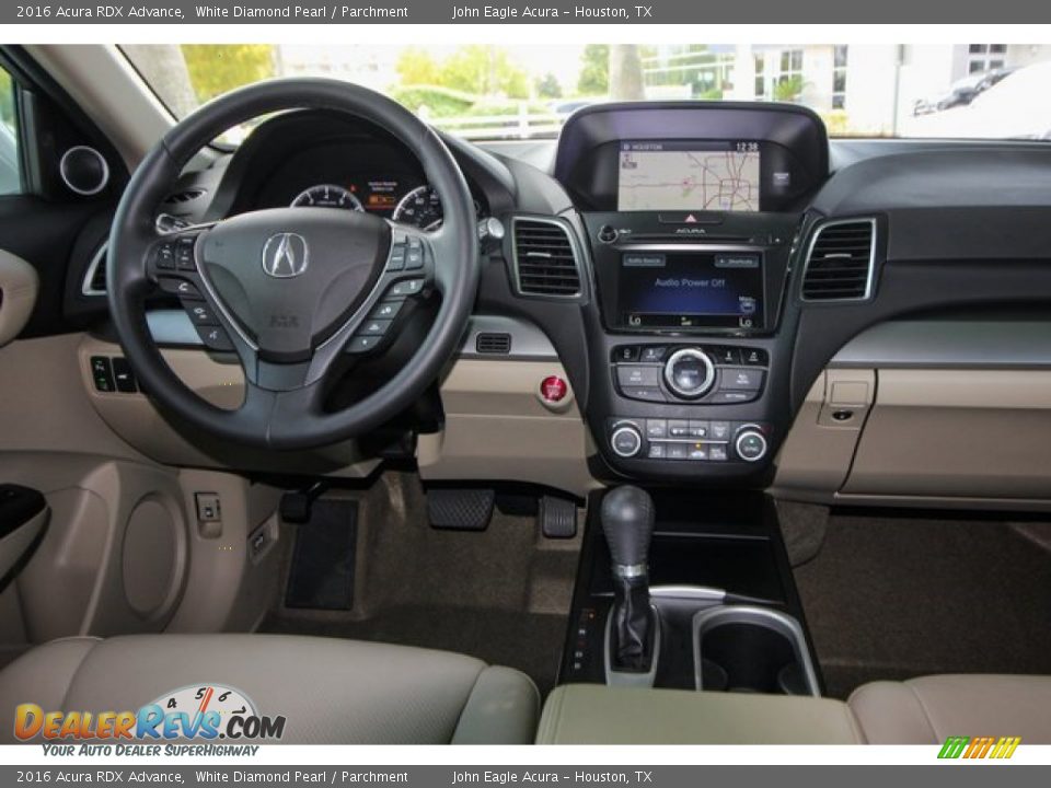 2016 Acura RDX Advance White Diamond Pearl / Parchment Photo #28