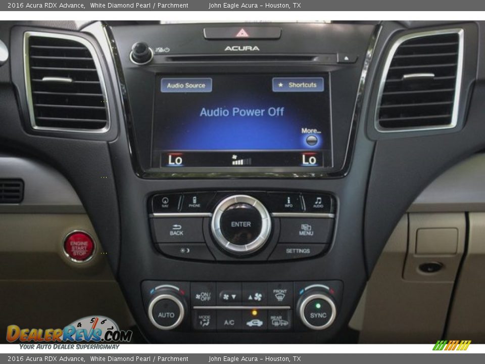 2016 Acura RDX Advance White Diamond Pearl / Parchment Photo #30