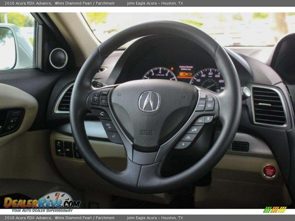 2016 Acura RDX Advance White Diamond Pearl / Parchment Photo #32