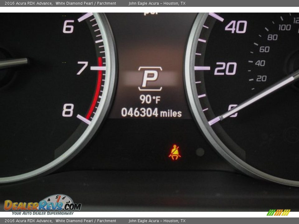 2016 Acura RDX Advance White Diamond Pearl / Parchment Photo #35