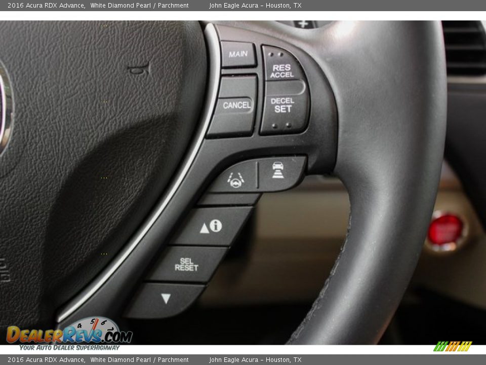 2016 Acura RDX Advance White Diamond Pearl / Parchment Photo #36