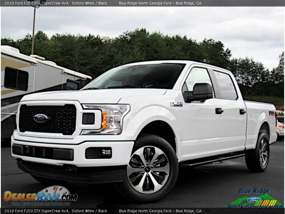 2019 Ford F150 STX SuperCrew 4x4 Oxford White / Black Photo #1