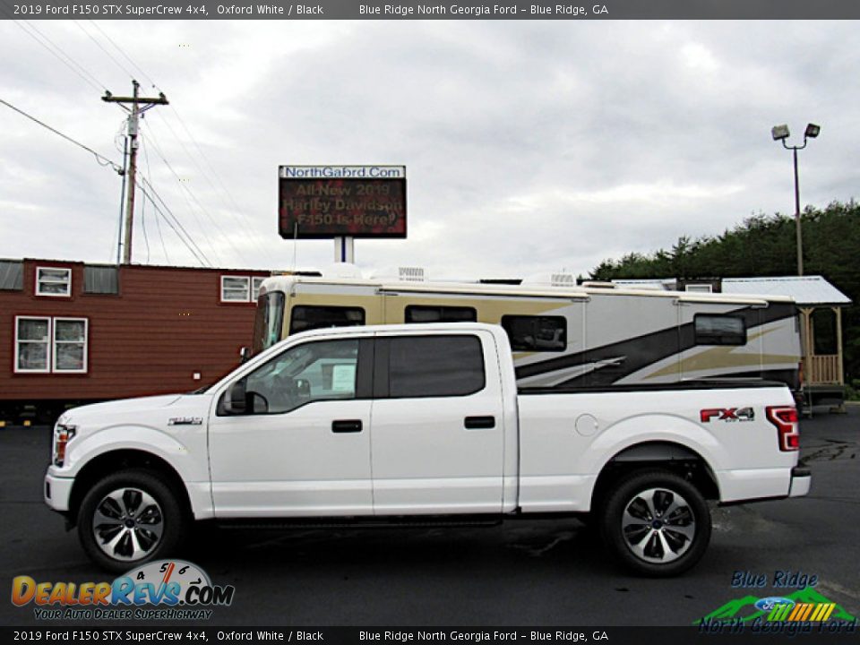 2019 Ford F150 STX SuperCrew 4x4 Oxford White / Black Photo #2