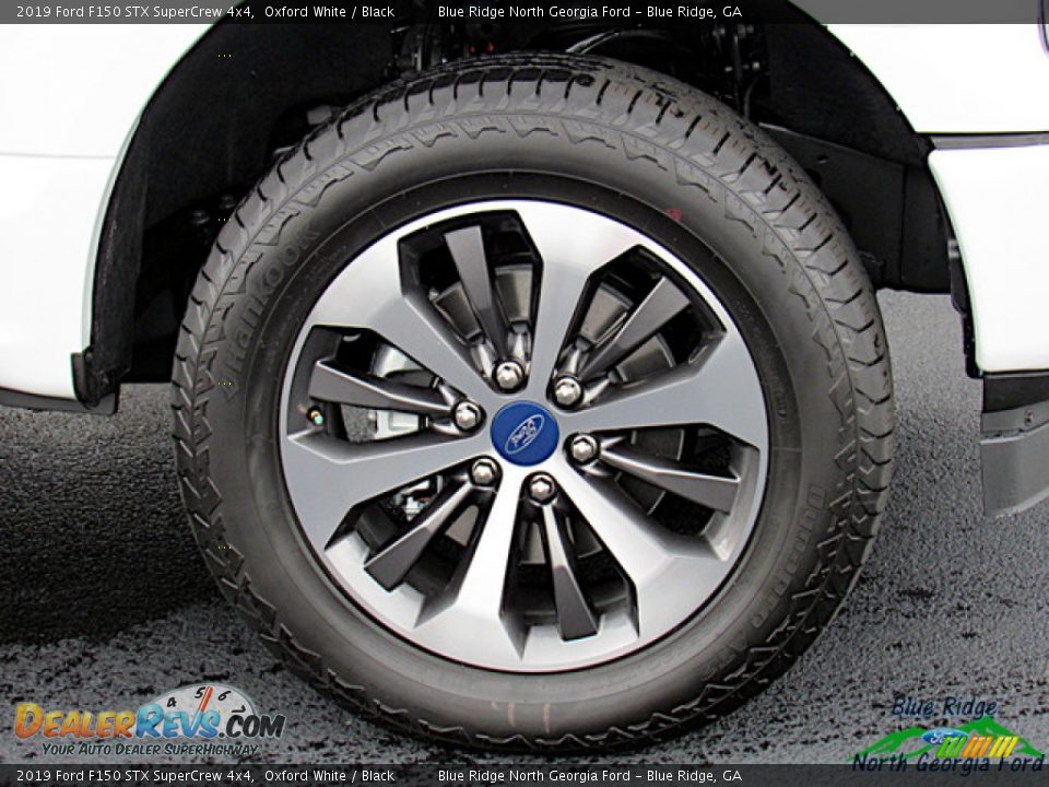 2019 Ford F150 STX SuperCrew 4x4 Oxford White / Black Photo #9