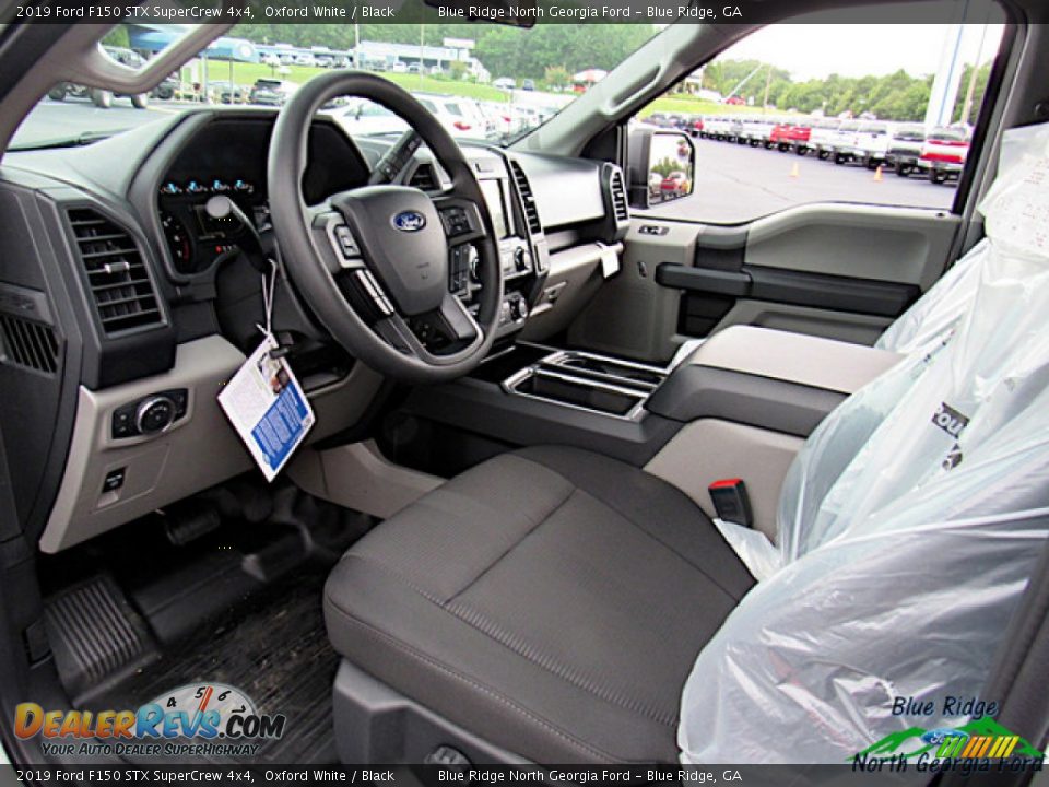 2019 Ford F150 STX SuperCrew 4x4 Oxford White / Black Photo #11