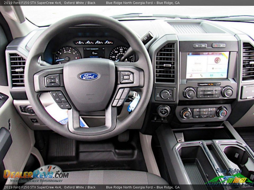 2019 Ford F150 STX SuperCrew 4x4 Oxford White / Black Photo #18