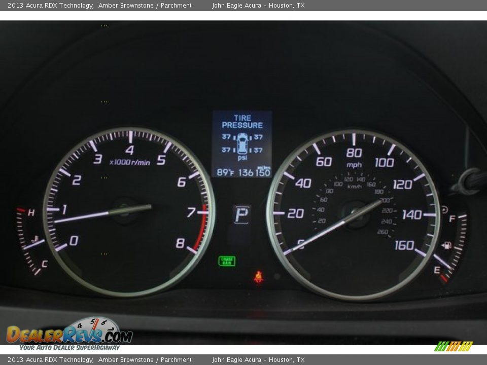 2013 Acura RDX Technology Amber Brownstone / Parchment Photo #35