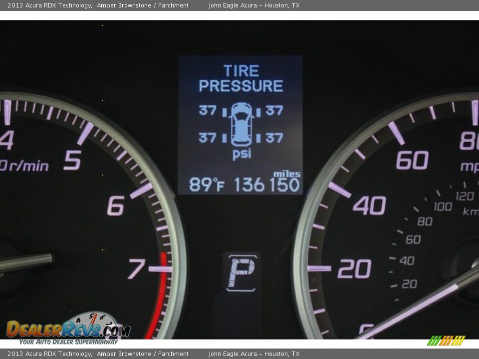 2013 Acura RDX Technology Amber Brownstone / Parchment Photo #36